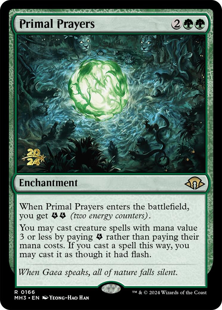 Primal Prayers [Modern Horizons 3 Prerelease Promos] - Magic: The Gathering - Card Brawlers | Quebec | Canada |