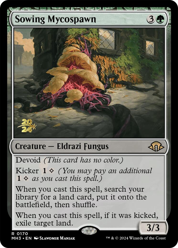 Sowing Mycospawn [Modern Horizons 3 Prerelease Promos] - Magic: The Gathering - Card Brawlers | Quebec | Canada |