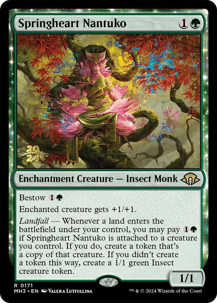 Springheart Nantuko [Modern Horizons 3 Prerelease Promos] - Magic: The Gathering - Card Brawlers | Quebec | Canada |