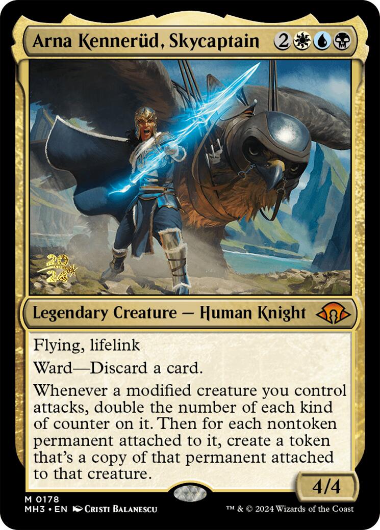 Arna Kennerud, Skycaptain [Modern Horizons 3 Prerelease Promos] - Magic: The Gathering - Card Brawlers | Quebec | Canada |
