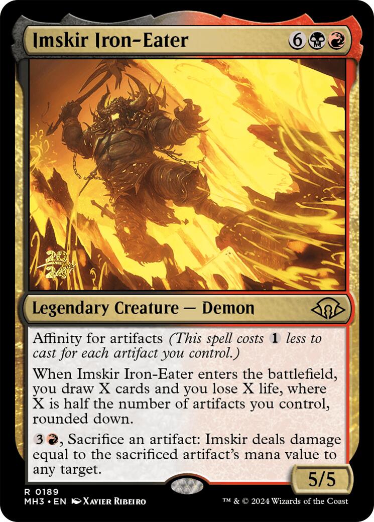 Imskir Iron-Eater [Modern Horizons 3 Prerelease Promos] - Magic: The Gathering - Card Brawlers | Quebec | Canada |