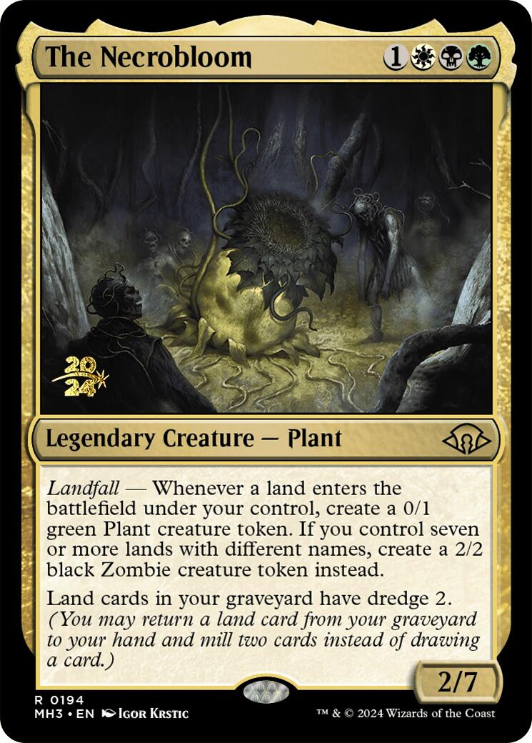 The Necrobloom [Modern Horizons 3 Prerelease Promos] - Magic: The Gathering - Card Brawlers | Quebec | Canada |