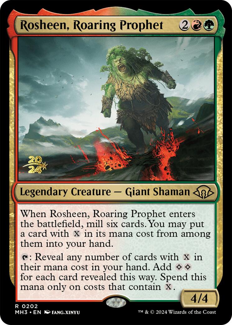 Rosheen, Roaring Prophet [Modern Horizons 3 Prerelease Promos] - Magic: The Gathering - Card Brawlers | Quebec | Canada |