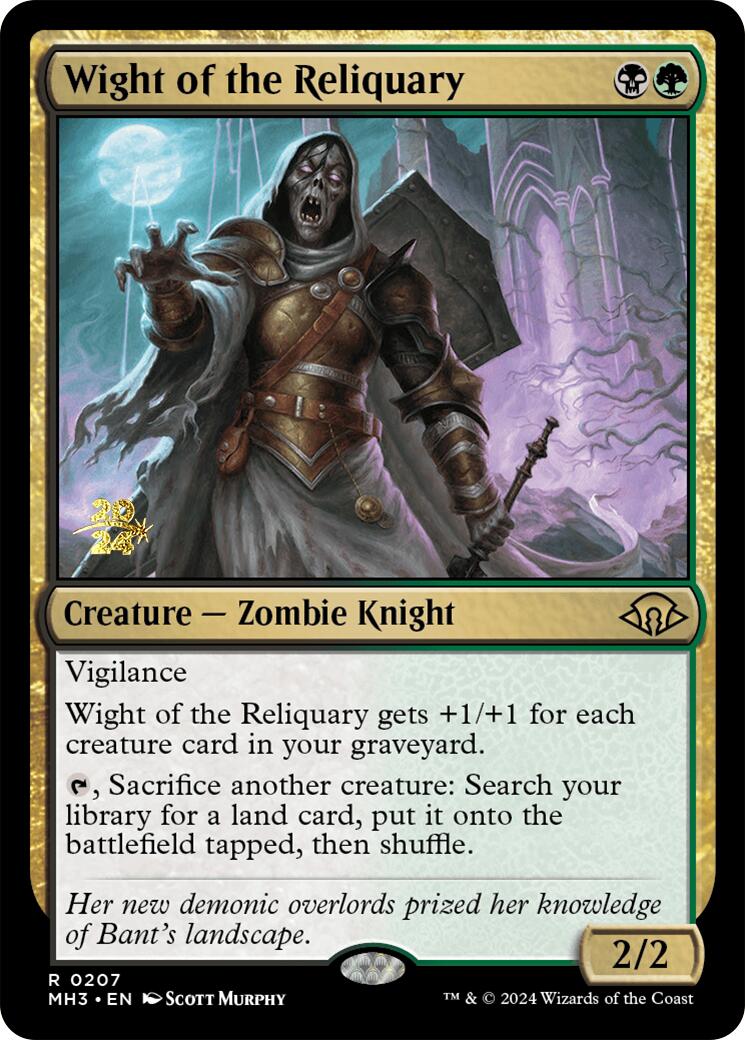 Wight of the Reliquary [Modern Horizons 3 Prerelease Promos] - Magic: The Gathering - Card Brawlers | Quebec | Canada |