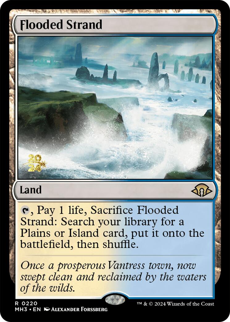 Flooded Strand [Modern Horizons 3 Prerelease Promos] - Magic: The Gathering - Card Brawlers | Quebec | Canada |