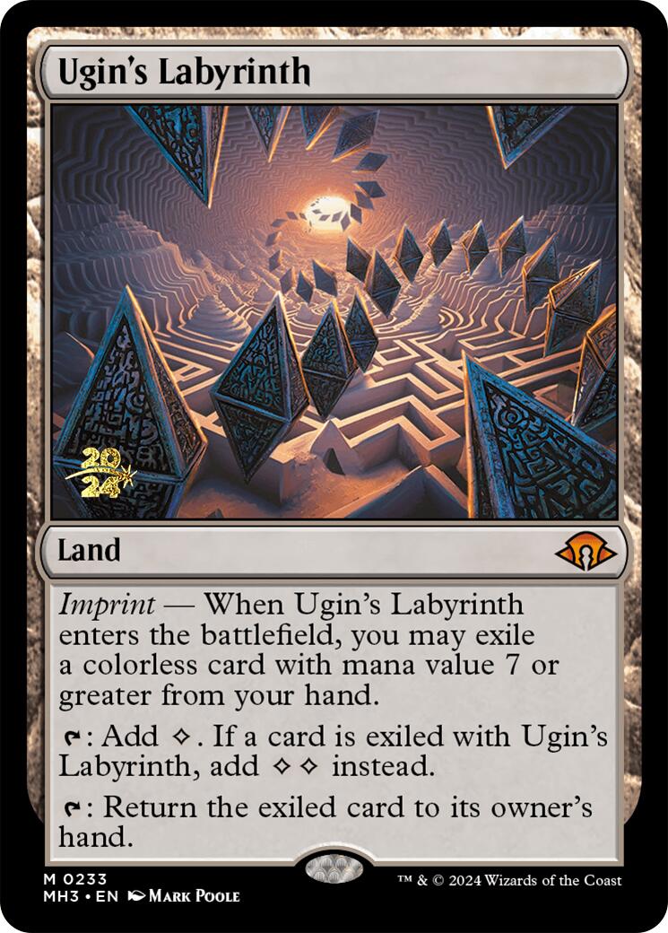 Ugin's Labyrinth [Modern Horizons 3 Prerelease Promos] - Magic: The Gathering - Card Brawlers | Quebec | Canada |