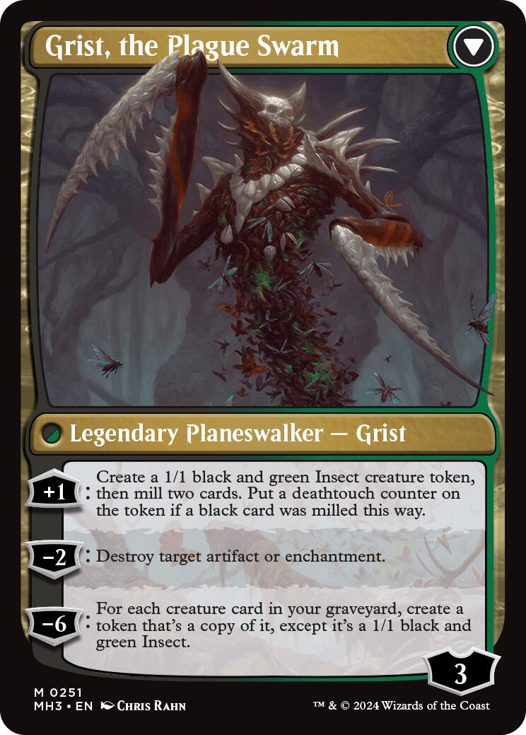 Grist, Voracious Larva [Modern Horizons 3 Prerelease Promos] - Magic: The Gathering - Card Brawlers | Quebec | Canada |