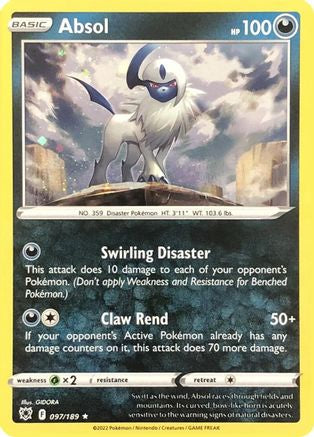 Absol (097/189) (Cosmos Holo) [Miscellaneous Cards] - Pokémon - Card Brawlers | Quebec | Canada |