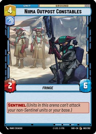 Niima Outpost Constables (062/262) (062/262) [Shadows of the Galaxy] - Fantasy Flight Games - Card Brawlers | Quebec | Canada |