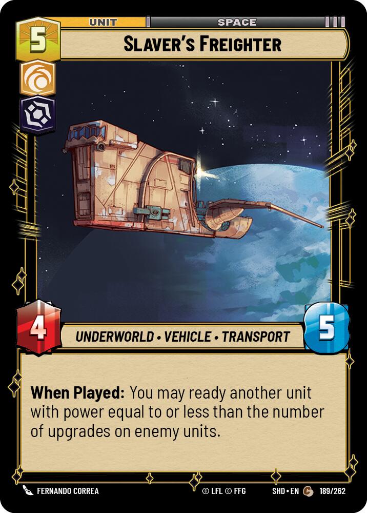 Slaver's Freighter (189/262) [Shadows of the Galaxy]