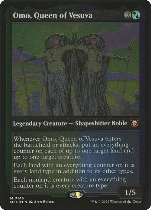 Omo, Queen of Vesuva (Display Commander) [Modern Horizons 3 Commander] - Magic: The Gathering - Card Brawlers | Quebec | Canada |