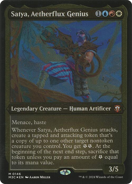 Satya, Aetherflux Genius (Display Commander) [Modern Horizons 3 Commander] - Magic: The Gathering - Card Brawlers | Quebec | Canada |