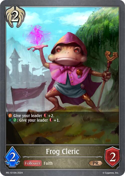 Frog Cleric (PR-101EN) [Promotional Cards] - Bushiroad - Card Brawlers | Quebec | Canada |