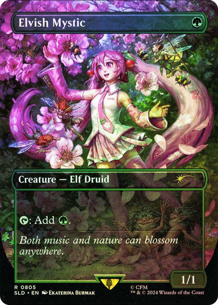 Elvish Mystic (0805 - Japanese Rainbow Foil) [Secret Lair Drop Series] - Magic: The Gathering - Card Brawlers | Quebec | Canada |