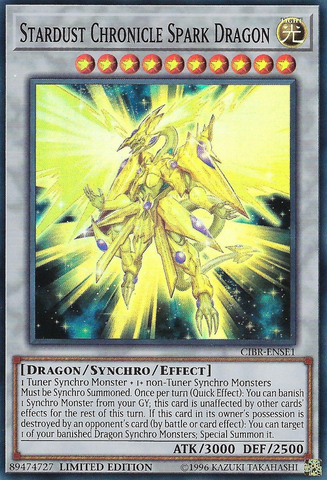 Stardust Chronicle Spark Dragon [CIBR-ENSE1] Super Rare - Yu-Gi-Oh! - Card Brawlers | Quebec | Canada |