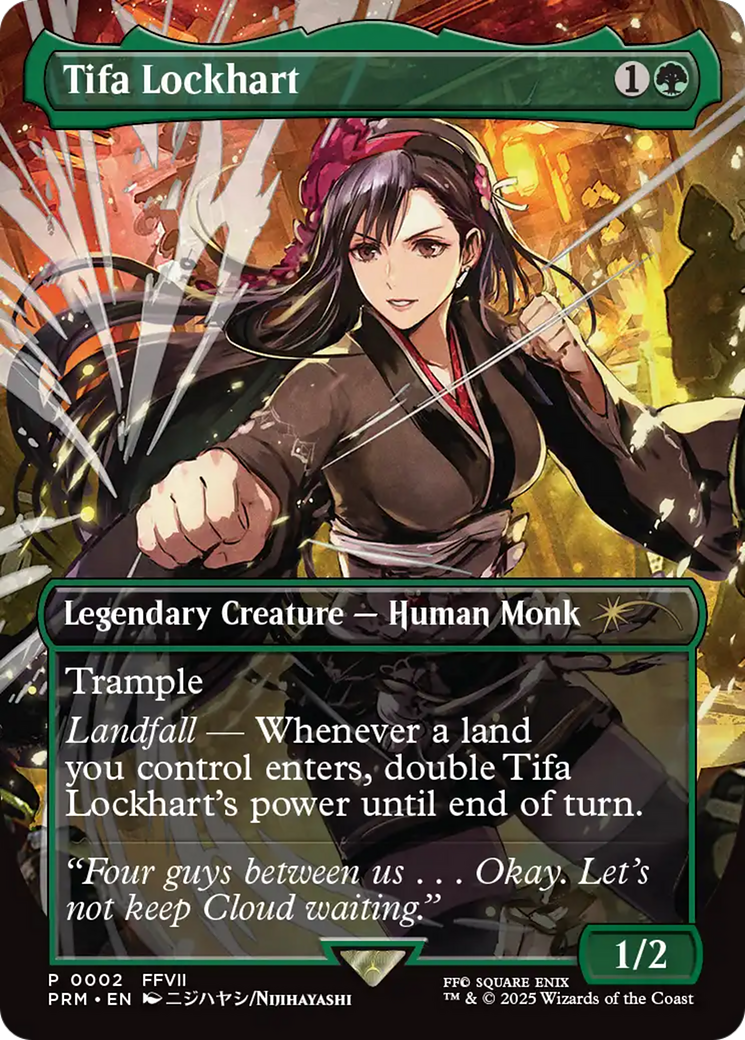 Tifa Lockhart (Borderless) [MagicFest 2025] - Magic: The Gathering - Card Brawlers | Quebec | Canada |