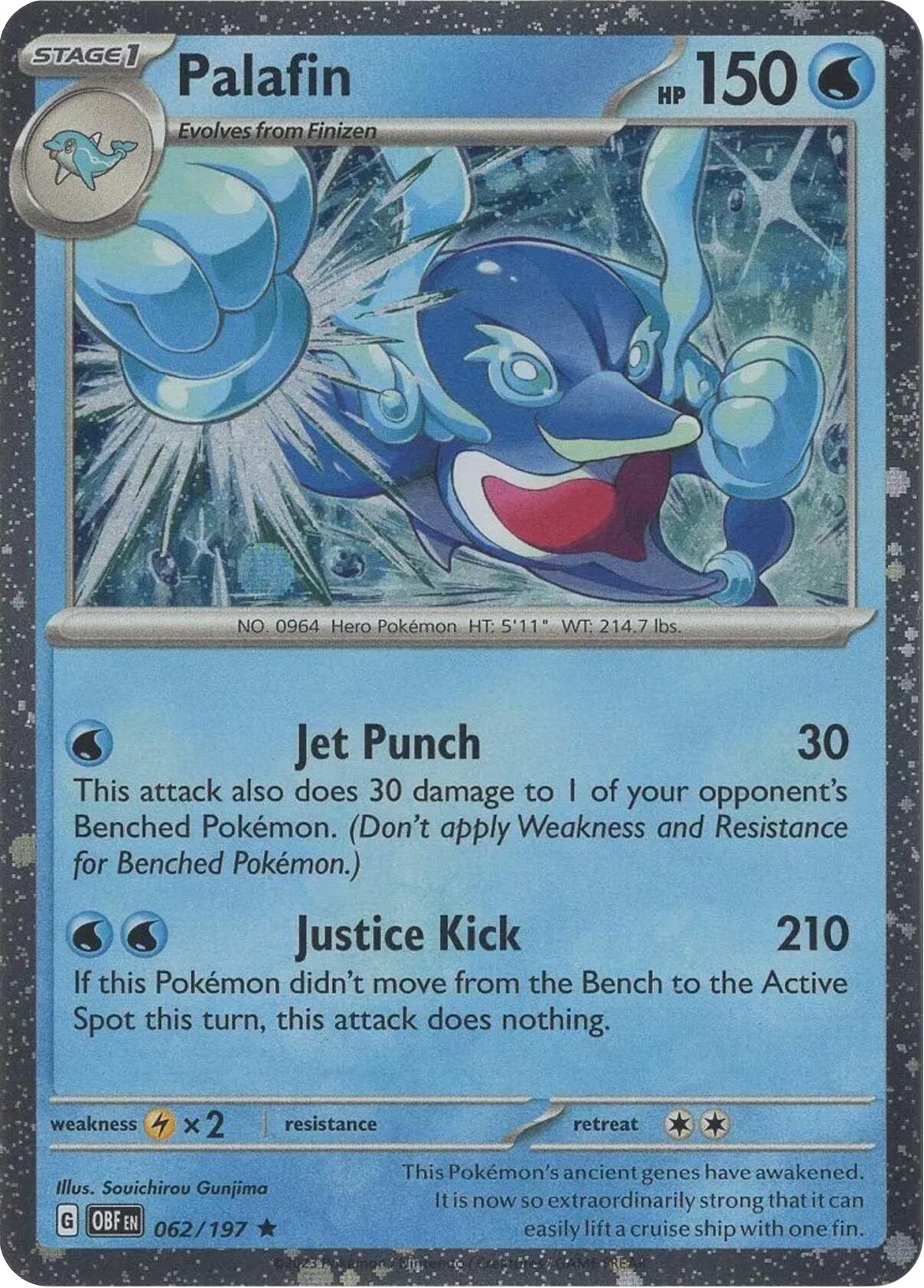 Palafin (062/197) (Cosmos Holo) [Scarlet & Violet: Black Star Promos] - Pokémon - Card Brawlers | Quebec | Canada |