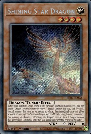 Shining Star Dragon [BLTR-EN002] Secret Rare - Yu-Gi-Oh! - Card Brawlers | Quebec | Canada |