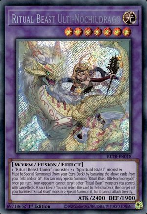 Ritual Beast Ulti-Nochiudrago [BLTR-EN018] Secret Rare - Yu-Gi-Oh! - Card Brawlers | Quebec | Canada |
