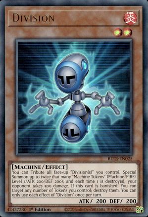 Division [BLTR-EN025] Ultra Rare - Yu-Gi-Oh! - Card Brawlers | Quebec | Canada |