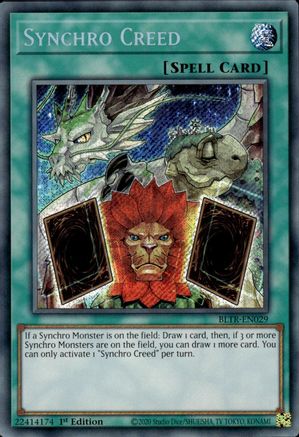 Synchro Creed [BLTR-EN029] Secret Rare - Yu-Gi-Oh! - Card Brawlers | Quebec | Canada |
