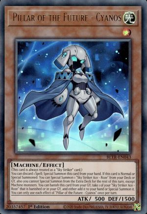 Pillar of the Future - Cyanos [BLTR-EN043] Ultra Rare - Yu-Gi-Oh! - Card Brawlers | Quebec | Canada |
