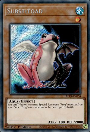 Substitoad [BLTR-EN054] Secret Rare - Yu-Gi-Oh! - Card Brawlers | Quebec | Canada |