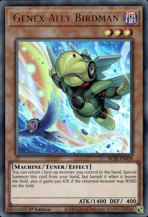 Genex Ally Birdman (Alternate Art) [BLTR-EN058] Ultra Rare - Yu-Gi-Oh! - Card Brawlers | Quebec | Canada |