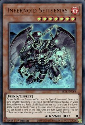 Infernoid Seitsemas [BLTR-EN063] Ultra Rare - Yu-Gi-Oh! - Card Brawlers | Quebec | Canada |