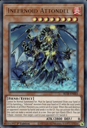 Infernoid Attondel [BLTR-EN064] Ultra Rare - Yu-Gi-Oh! - Card Brawlers | Quebec | Canada |
