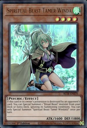 Spiritual Beast Tamer Winda [BLTR-EN070] Ultra Rare - Yu-Gi-Oh! - Card Brawlers | Quebec | Canada |