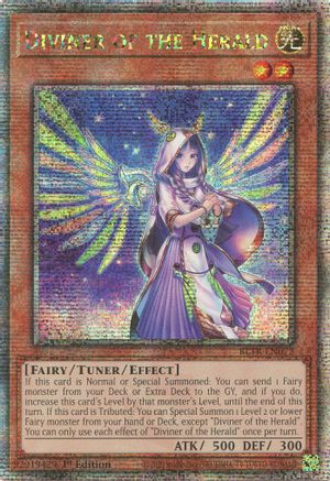 Diviner of the Herald (Quarter Century Secret Rare) [BLTR-EN072] Quarter Century Secret Rare - Yu-Gi-Oh! - Card Brawlers | Quebec | Canada |
