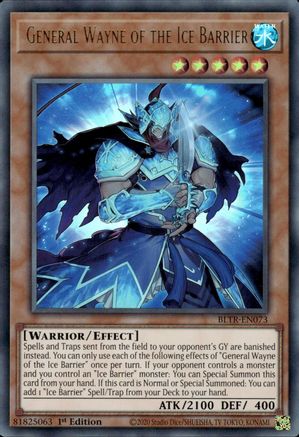 General Wayne of the Ice Barrier [BLTR-EN073] Ultra Rare - Yu-Gi-Oh! - Card Brawlers | Quebec | Canada |