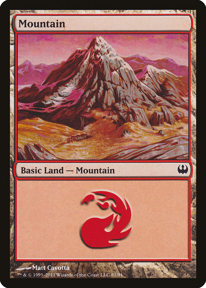 Mountain (81) [Duel Decks: Knights vs. Dragons] - Magic: The Gathering - Card Brawlers | Quebec | Canada |