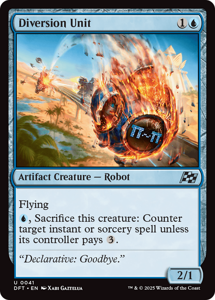 Diversion Unit [Aetherdrift] - Magic: The Gathering - Card Brawlers | Quebec | Canada |