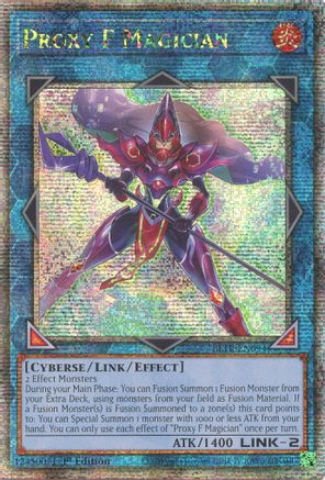 Magicien Proxy F (Quarter Century Secret Rare) [BLTR-EN094] Quarter Century Secret Rare 