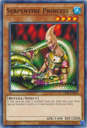 Serpentine Princess (OP25-EN013) Common / Short Print
