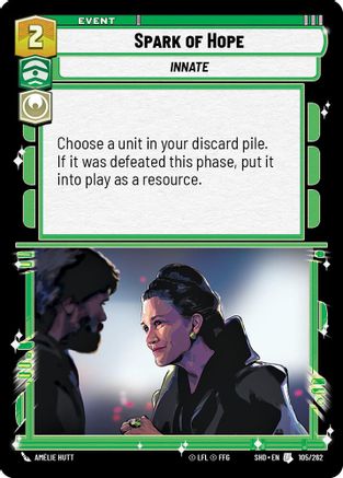 Spark of Hope (105/262) (105/262) [Shadows of the Galaxy] - Fantasy Flight Games - Card Brawlers | Quebec | Canada |