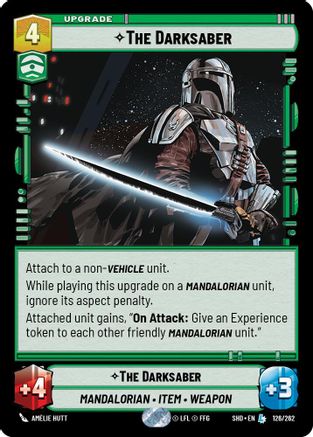 The Darksaber (126/262) (126/262) [Shadows of the Galaxy] - Fantasy Flight Games - Card Brawlers | Quebec | Canada |