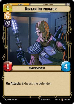 Kintan Intimidator (183/262) (183/262) [Shadows of the Galaxy] - Fantasy Flight Games - Card Brawlers | Quebec | Canada |