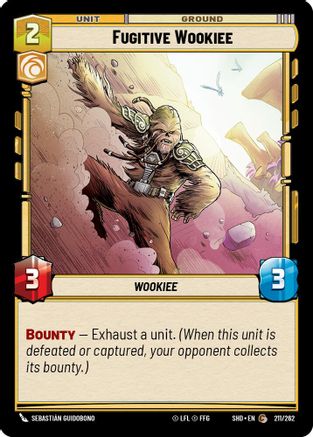 Fugitive Wookiee (211/262) (211/262) [Shadows of the Galaxy] - Fantasy Flight Games - Card Brawlers | Quebec | Canada |