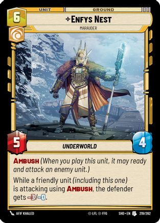 Enfys Nest - Marauder (219/262) (219/262) [Shadows of the Galaxy] - Fantasy Flight Games - Card Brawlers | Quebec | Canada |