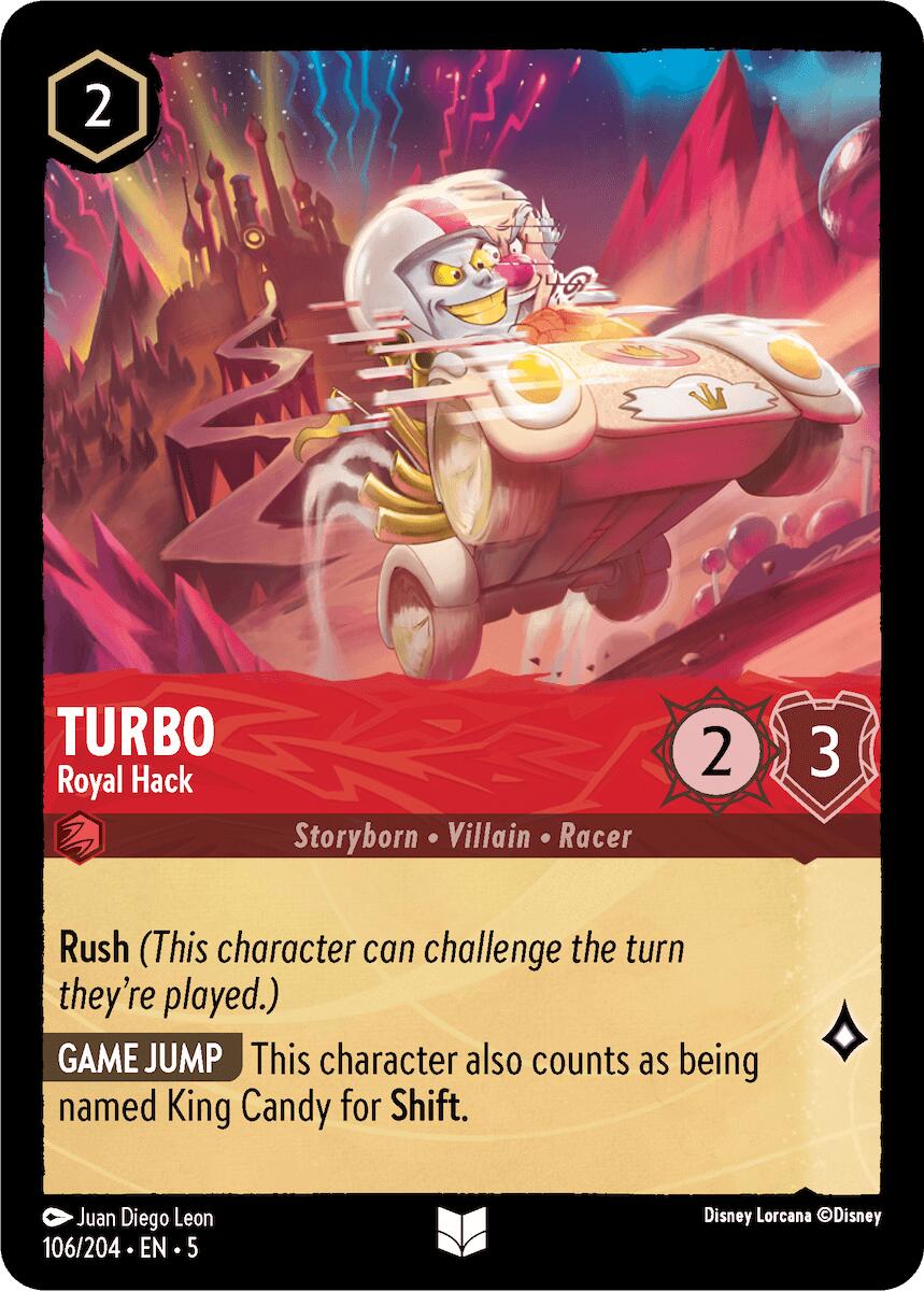 Turbo - Royal Hack (106/204) [Shimmering Skies] - Disney - Card Brawlers | Quebec | Canada |