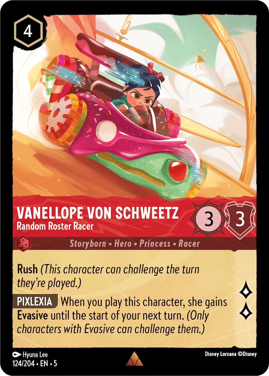 Vanellope von Schweetz - Random Roster Racer (124/204) [Shimmering Skies] - Disney - Card Brawlers | Quebec | Canada |