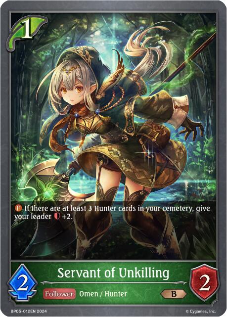 Servant of Unkilling (BP05-012EN) [Omens Eternal] - Bushiroad - Card Brawlers | Quebec | Canada |
