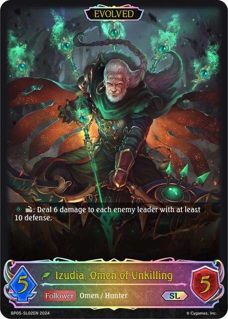 Izudia, Omen of Unkilling (Evolved) (BP05-SL02EN) [Omens Eternal] - Bushiroad - Card Brawlers | Quebec | Canada |