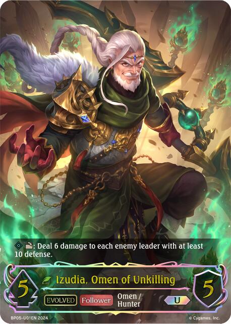 Izudia, Omen of Unkilling (Evolved) (BP05-U01EN) [Omens Eternal] - Bushiroad - Card Brawlers | Quebec | Canada |