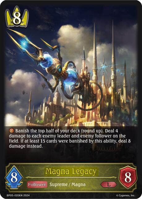 Magna Legacy (BP05-020EN) [Omens Eternal] - Bushiroad - Card Brawlers | Quebec | Canada |