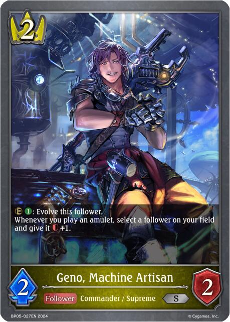 Geno, Machine Artisan (BP05-027EN) [Omens Eternal]