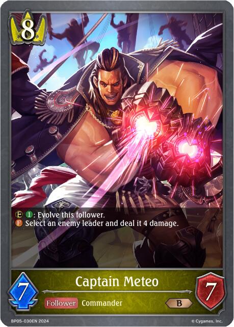 Captain Meteo (BP05-030EN) [Omens Eternal] - Bushiroad - Card Brawlers | Quebec | Canada |